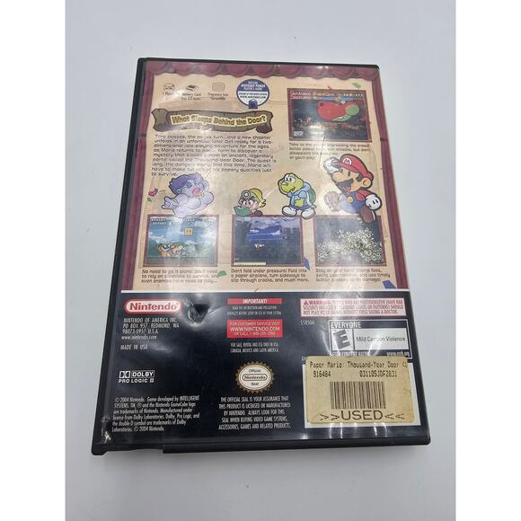 Paper Mario The Thousand-Year Door GameCube - Picture 2 of 3